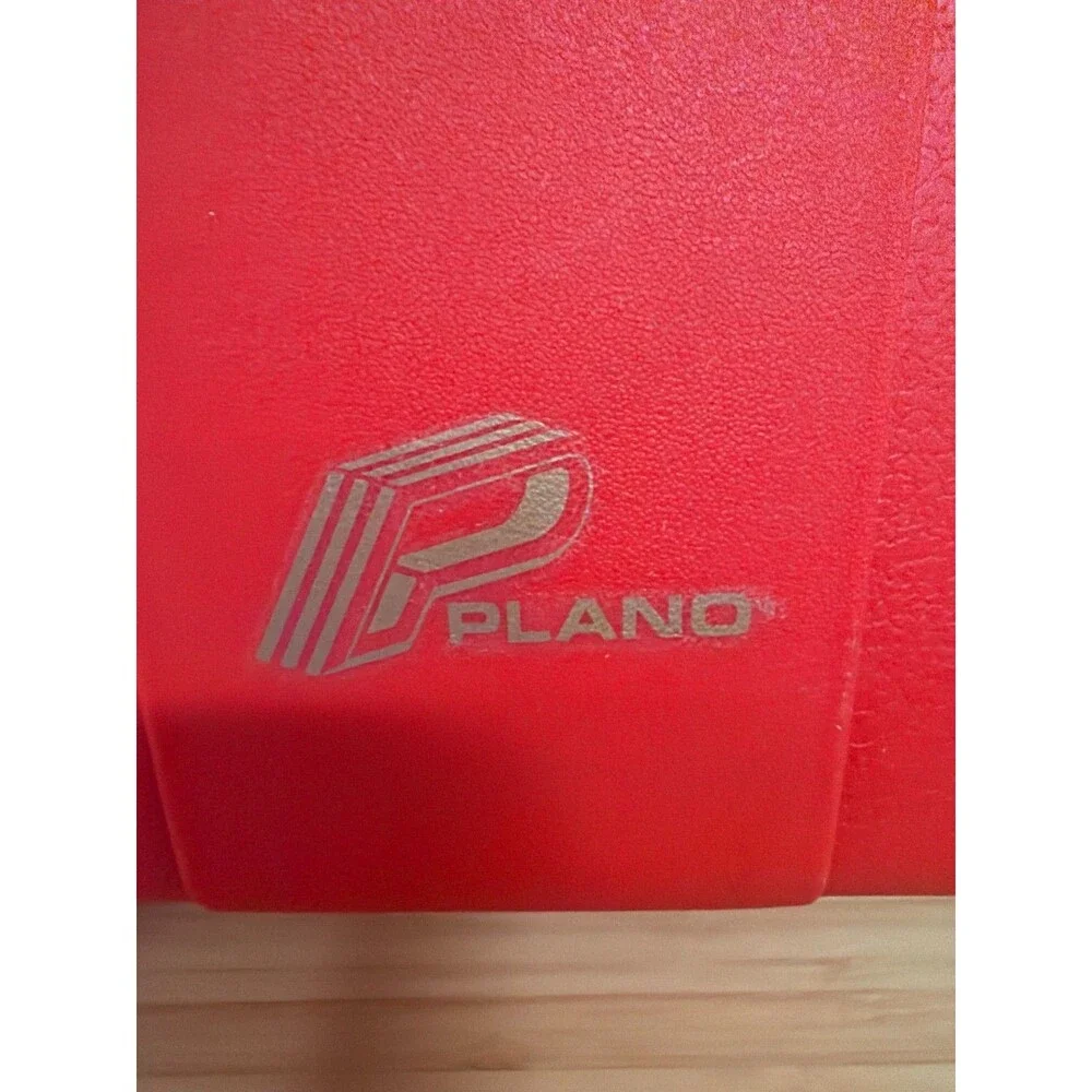 Plano‎ Red Hard Plastic Tool Box Tackle Box Organizer 20” Storage Case